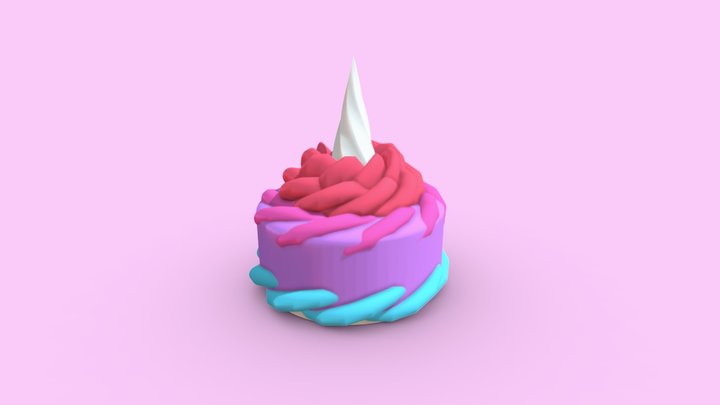 Unicorn Cake :3 – Kostenloses 3D-Modell STL