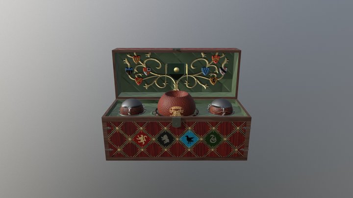 Quidditch Chest 3D Model
