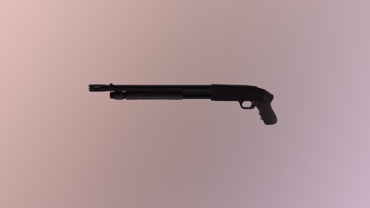 Mossberg 500 Tactical Cruiser 3D Model