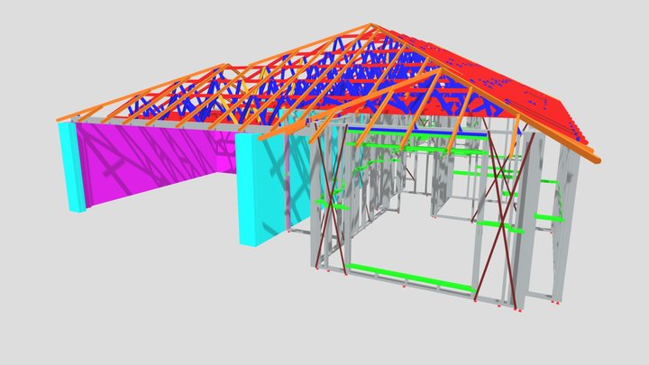 CENTURION FRAMING SYSTEMS - Brick Veneer 3D Model