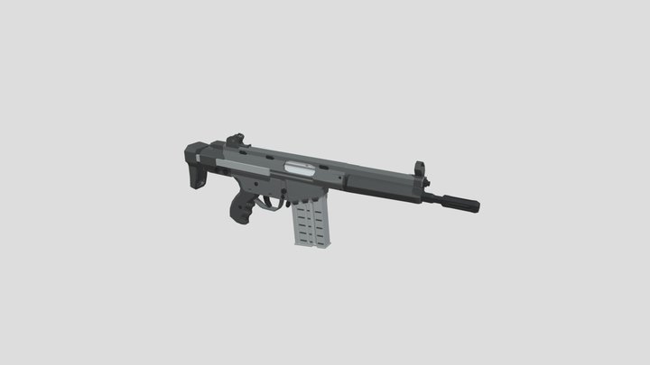 HK MC51 low poly 3D Model