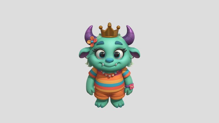 Animated Happy Monster Mk2