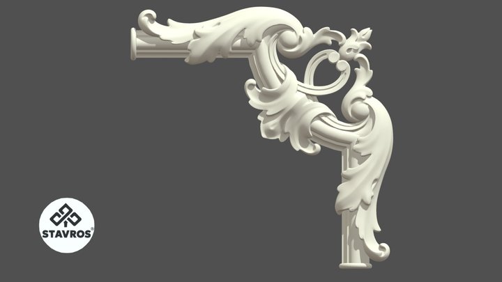 Stavros Molding Overlay 3D Model
