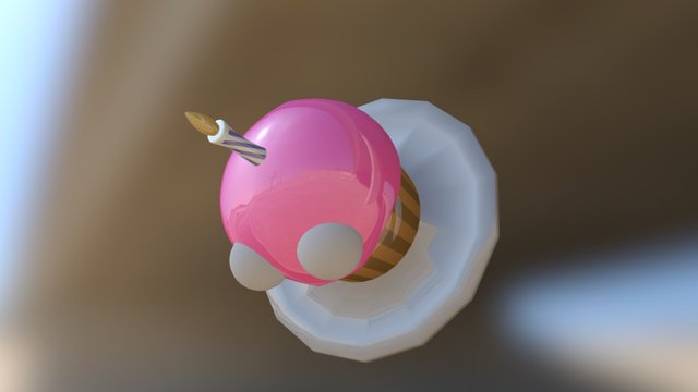 Fnaf 2 Cupcake 3D Model