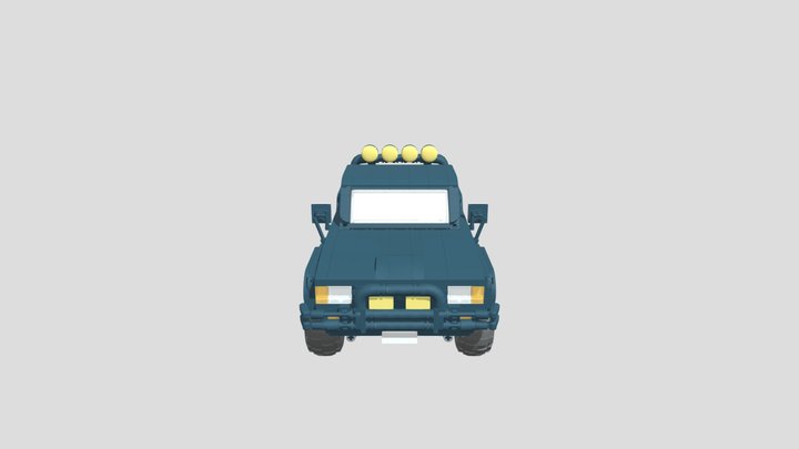 Pickup_truck_BTTF_moc_copy 3D Model
