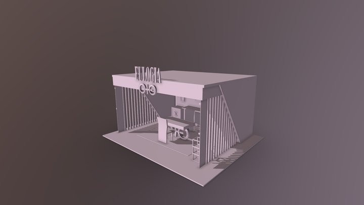 EULOGIA stand-oficina 3D Model