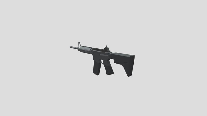 M416 3D Model