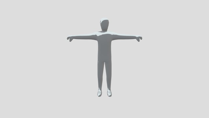 Prisma 3D default human rig 3D Model