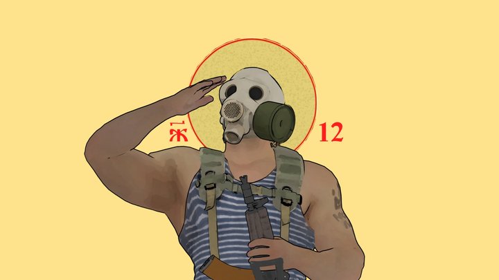 Bespechnyy Angel - Russian J-12 3D Model