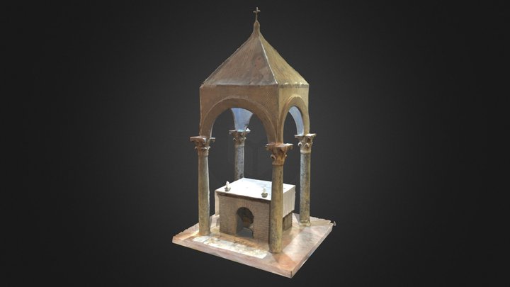 Ciborio - Abbazia di San Giovanni in Argentella 3D Model
