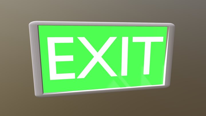Exit 3D Model