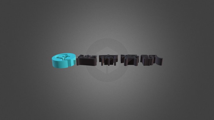 GL Logo 3D Model