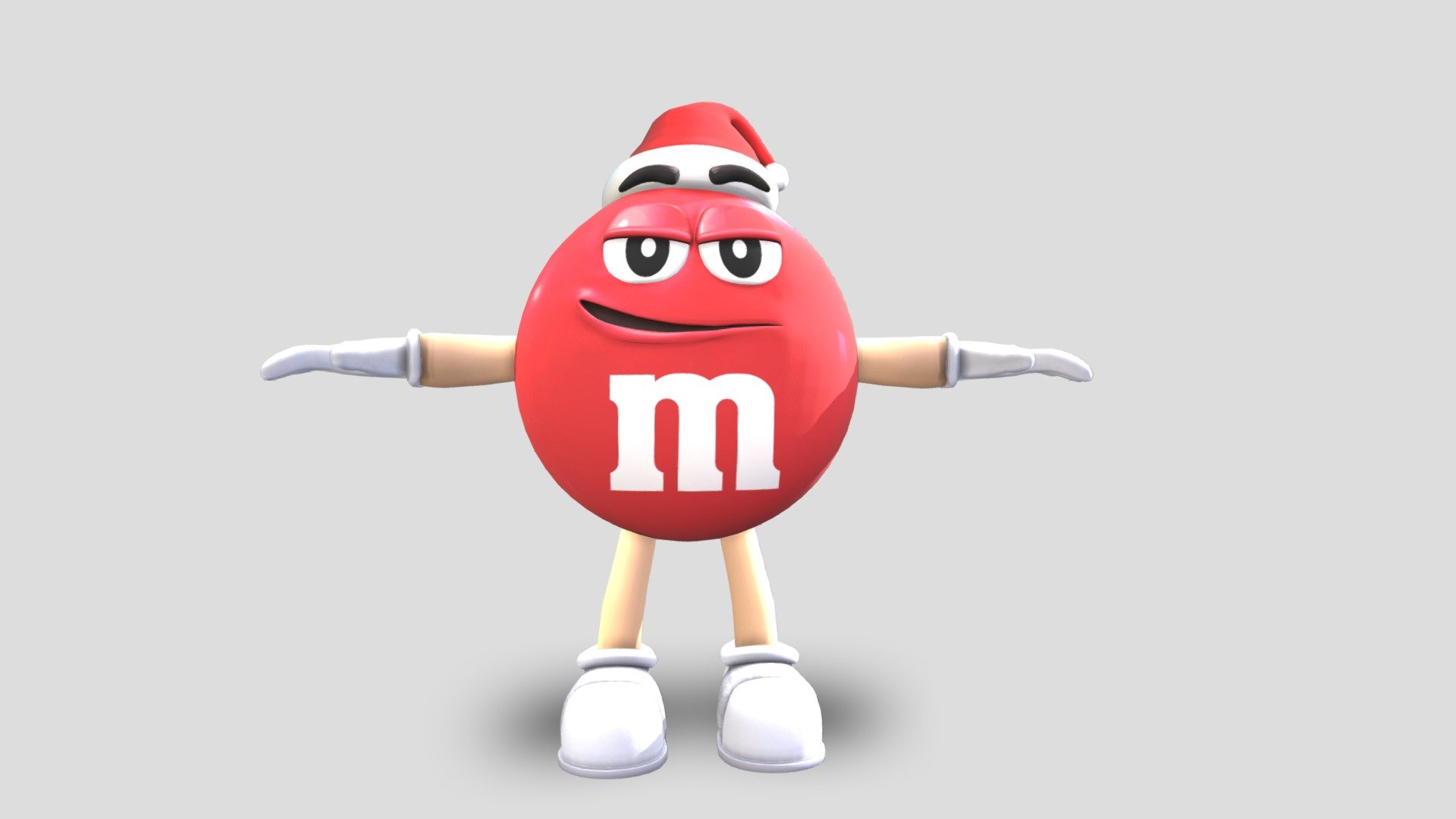 Red m&m's/красный - 3D model by denissemasigma [2bd6718] - Sketchfab
