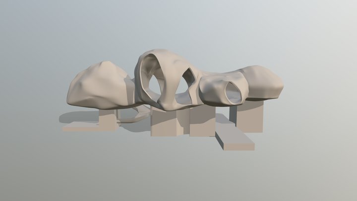 Frederick Kiesler's Endless House - 3D 3D Model