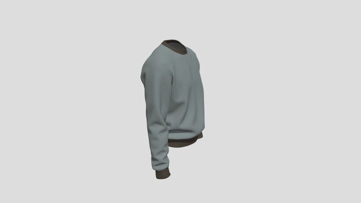 NEWEST-Ribbed Hoodie-hem 3D Model