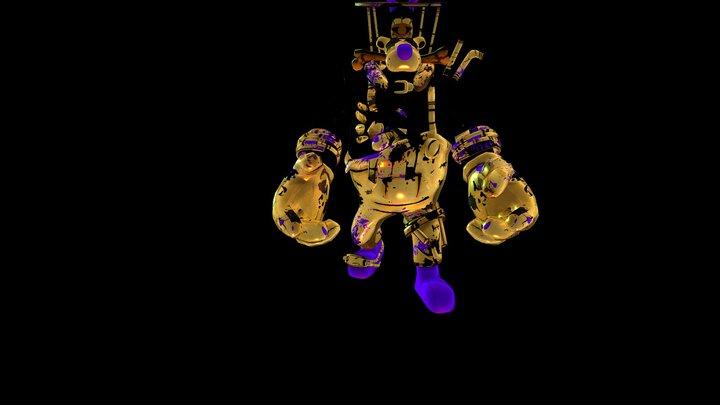 Indigo Ink Brute Boris 3D Model
