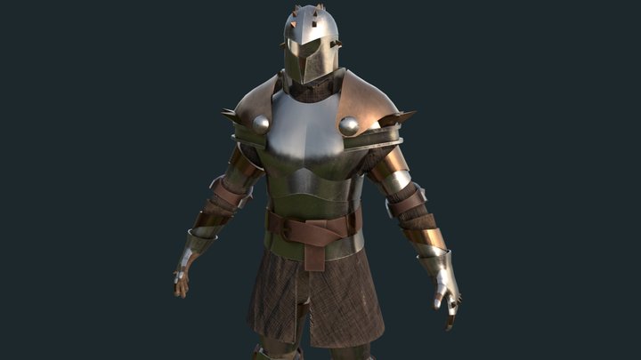 Plate Armor 3D Model