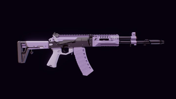 [HW XYZ School] Draft AK-12 3D Model