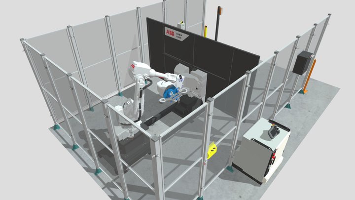 Demo Robotic Welding Workcell 3D Model