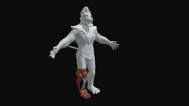 Beau full body 3D Model