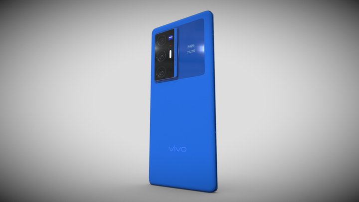 Vivo X70 Pro Plus (Blue) 3D Model
