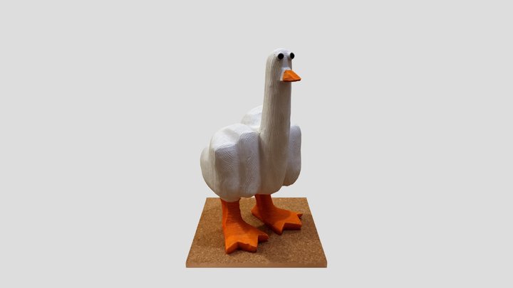 F_ goose 3D Model