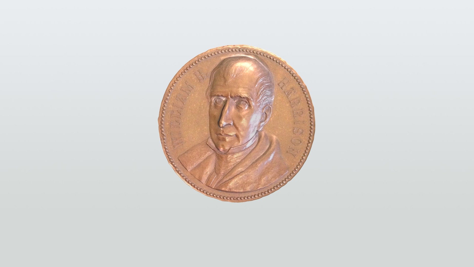 William H. Harrison Inaugural Medal - Preview