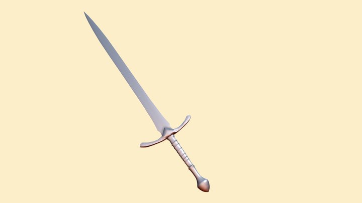 Glamdring - Gandalf Sword 3D Model