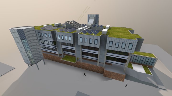 Attenborough Building 3D Model