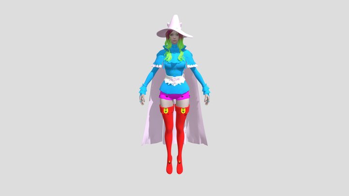 Sorceress 3D Model