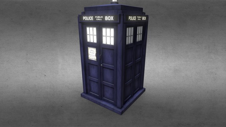 Dr Who's Tardis 3D Model