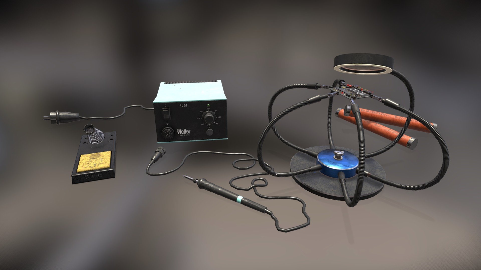 Soldering Set 3D model by ZenaSteenmans [2bdbeee] Sketchfab