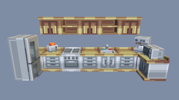 Kitchen Furniture 3D Model