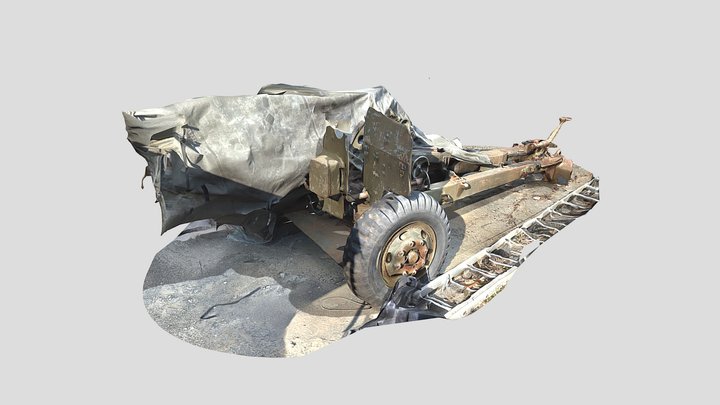Howitzer 3D Model