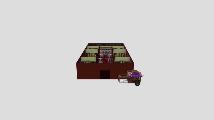 Final Scene OBJ File 3D Model