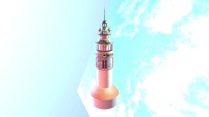 Cesky Krumlov Tower 3D Model
