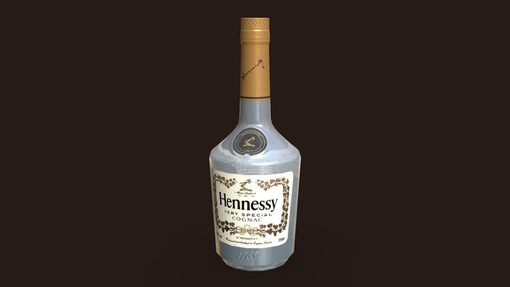 Hennessy Very Special Cognac – Kostenloses 3D-Modell STL