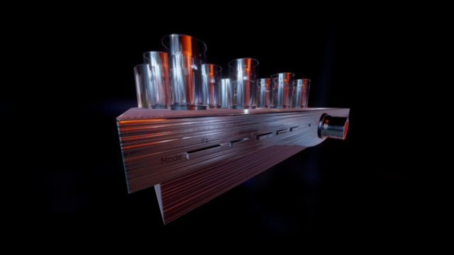 Vacuum tube amplifier 3D Model