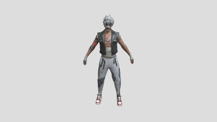 Free Fire Bundle Custom 3D Model
