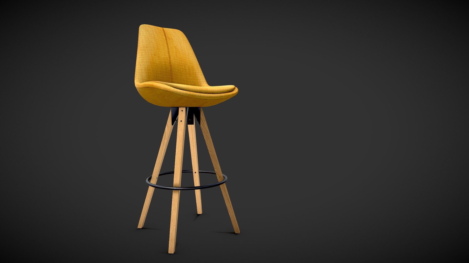 Dima upholstered barstool