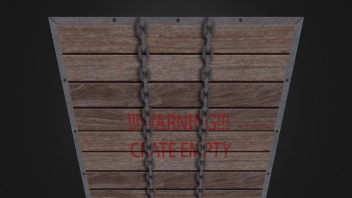 Crate 3D Model