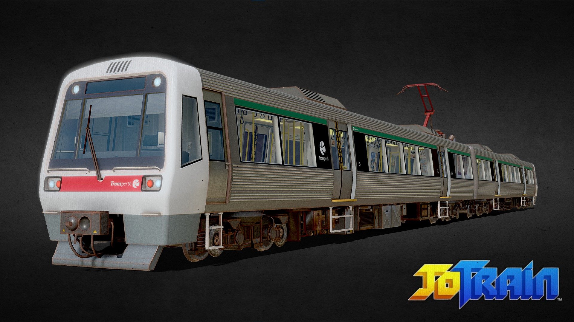 Transperth A-series 90s Electric Passenger Train - Download Free 3D ...