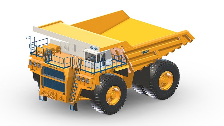 Belaz 75600 Truck 3D Model