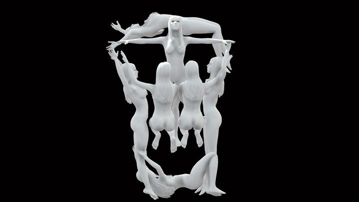 WOMEN'S SKULL -Teschio Donne 3D Model