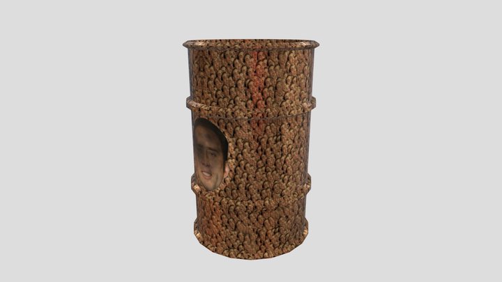 Nicky Cage Barrel 3D Model