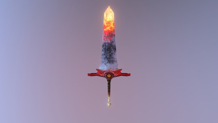 Fantasy Sword 3D Model