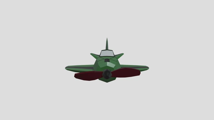 Avião LowPoly 3D Model