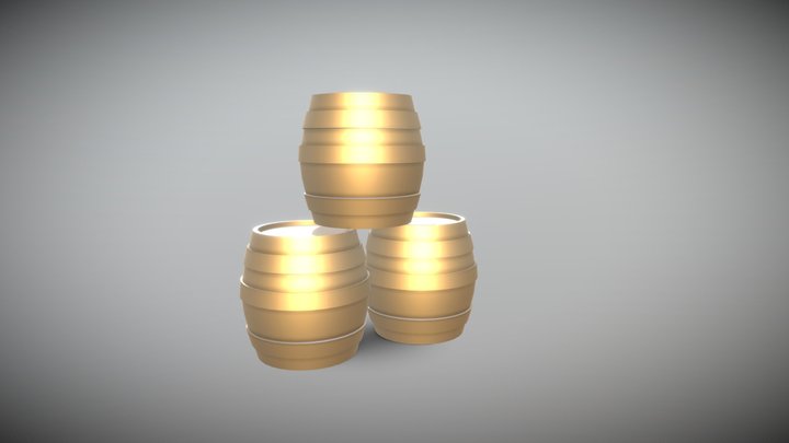 barrel stack 3D Model