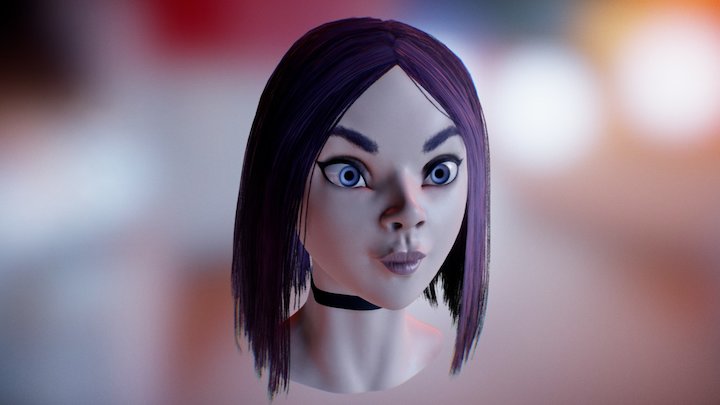 violet head 3D Model