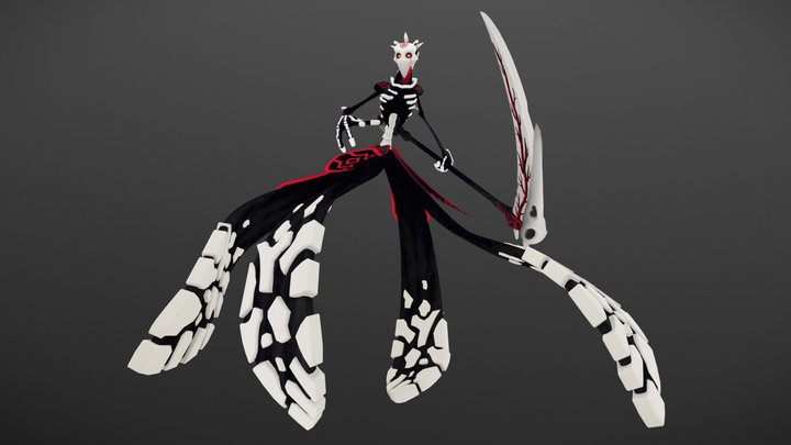The Grimm Reaper: A RWBY-esque Art Study 3D Model